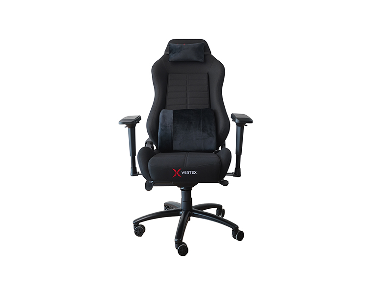 Gaming Chair: Vertex Valakas Gaming Chair Black Fabric
